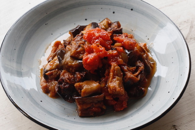 Meze Soslu Patlıcan